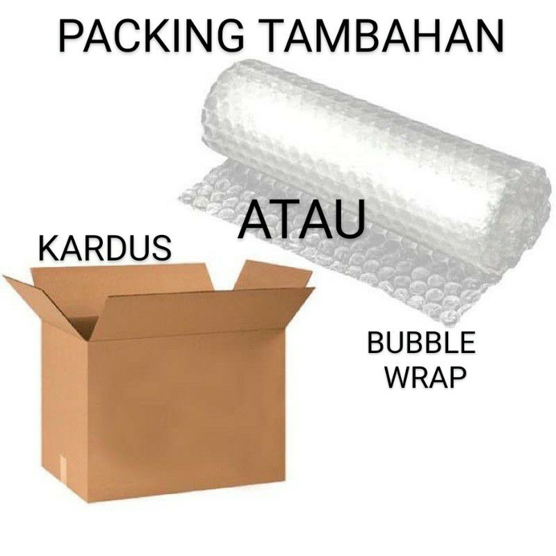 

Bubble Wrap Packing Tambahan untuk paket lebih Aman