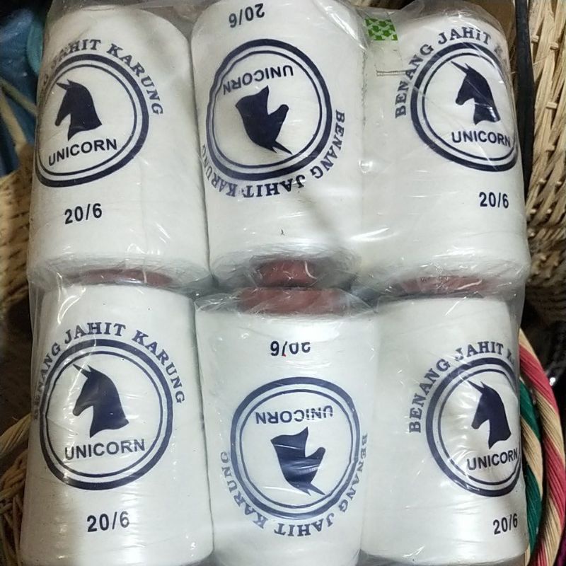 Benang Karung/Dokumen Notaris/Perkebunan Cap Kuda No.6 & No.9 PER PAK ISI 6