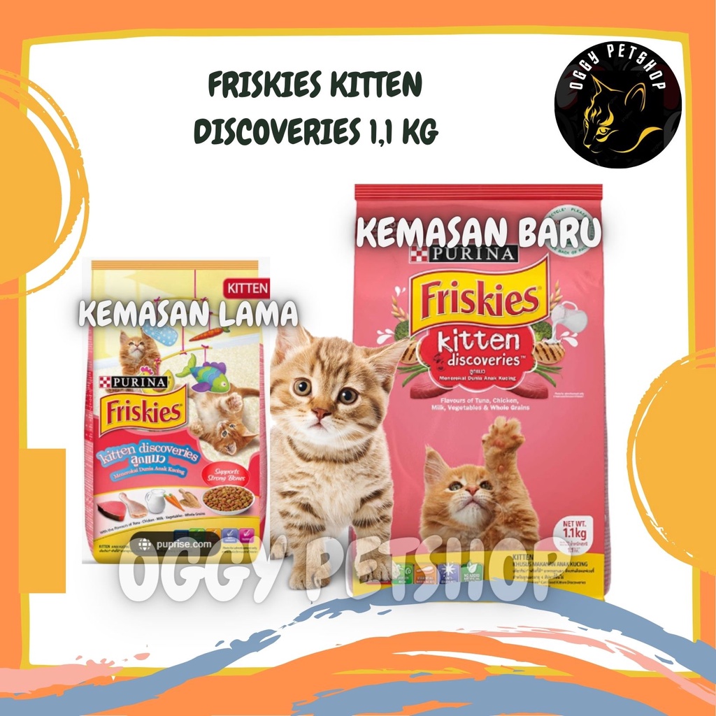 FRISKIES KITTEN DISCOVERIES Dry Food Friskis Freshpack 1.1 Kg