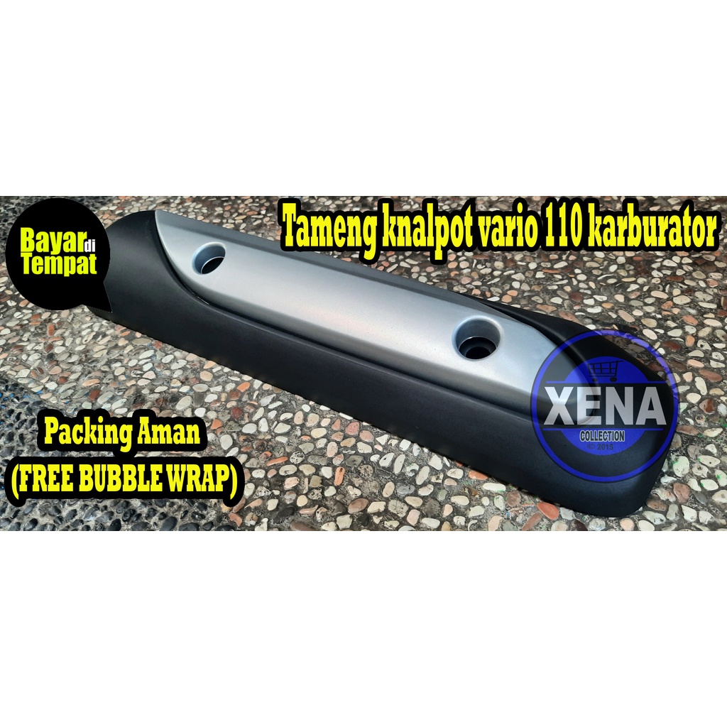 tutup knalpot / tameng knalpot vario 110 karburator / FREE BUBBLE! cover knalpot VARIO 110 PERTAMA DAN TEKNO penutup kenalpot KARBURATOR KARBU tameng