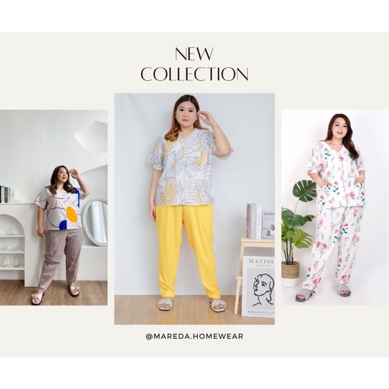 Baju Tidur Wanita Jumbo Ukuran Besar Lebar Dada Besar Murah Motif Lucu Unik Piyama Korea