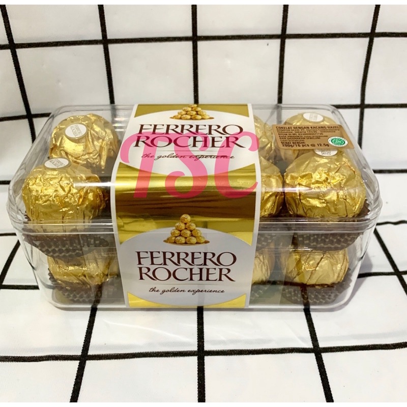 

FERRERO ROCHER T16 200gr / Coklat Ferrero Rocher T16 Ferero isi 16 pcs