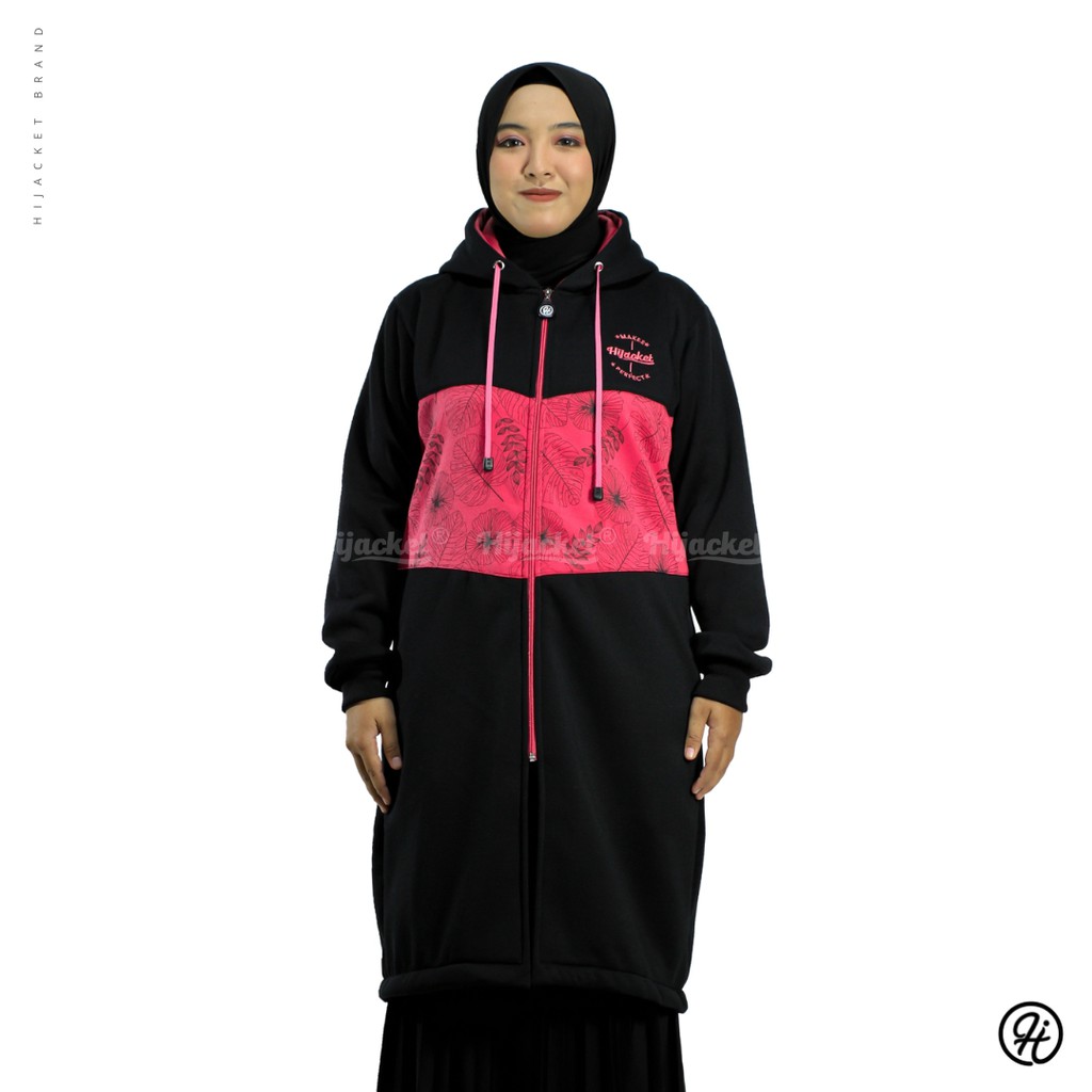 HIJACKET® GAYATRI / jaket wanita muslimah lengan panjang / hijaket gayatri-black