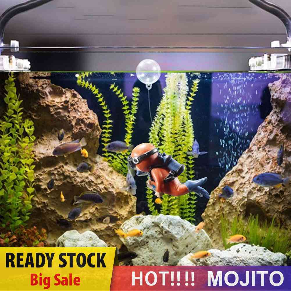 Diver Fish Tank Underwater Ornaments Aquarium Aquatic Landscape Decoration