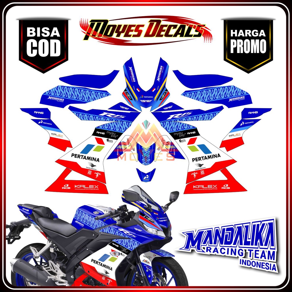 Decal R15 V3 Stiker R15 V3 Full Body Mandalika
