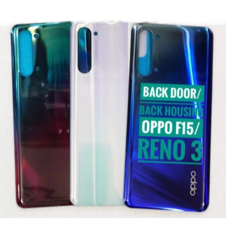 Backdoor Back Door Back Cover Tutupan Baterai Belakang Oppo Reno 3 Reno3 Oppo F15