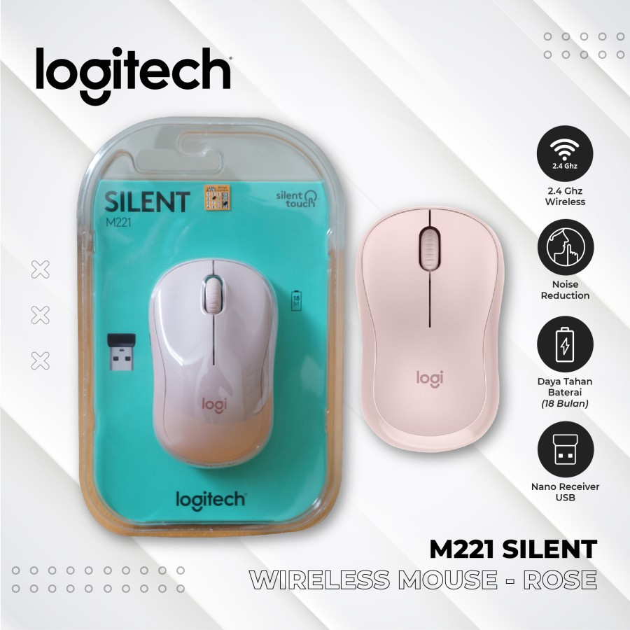 Logitech M221 / M 221 Silent Wireless Mouse