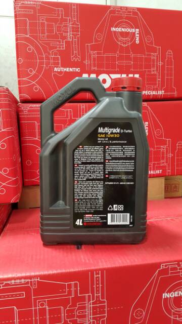 OLI MESIN MOBIL DIESEL MOTUL MULTIGRADE D-TURBO 10W-30 4 LITER