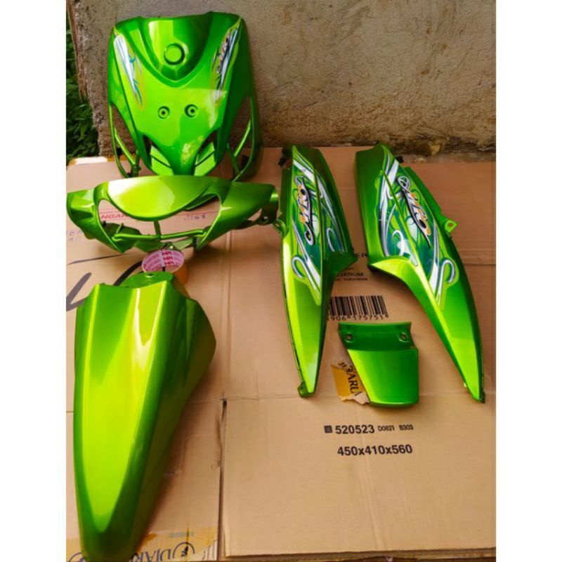 COVER FULL BODY HALUS MOTOR MIO SMILE HIJAU MIO SPORTY