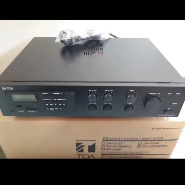Amplifier Mixer | Mixer Amplifier TOA ZA-2120 MPU | TOA ZA2120MPU