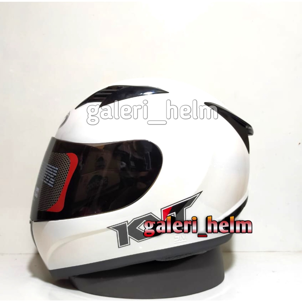 HELM KYT R10 WHITE SOLID|KYT R10 PUTIH