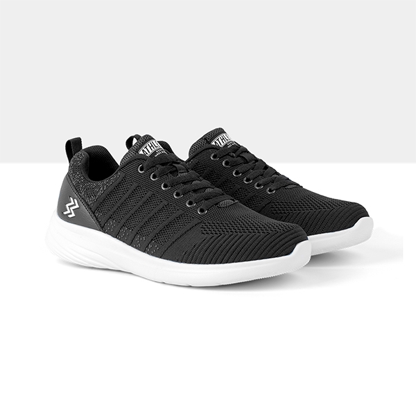 Athletica Official Shop - AT 693 Black White Shoes| Sepatu Running | Sepatu Pria | Sneakers-2