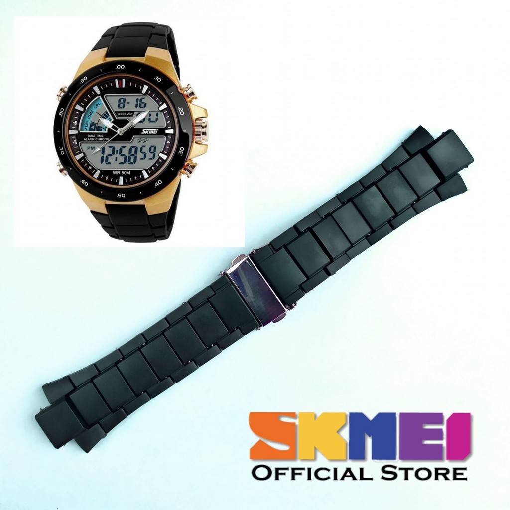 STRAP WATCH TALI JAM SKMEI 1016 STRAP SKMEI 1016 PLUS BUCKLE.