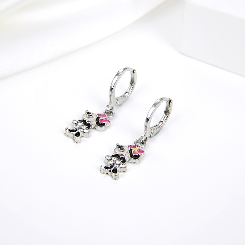 anting titanium anak emas asli muda wanita korea anti karat karat panjang selamanya korea dewasa bunga style korean style tusuk 110e