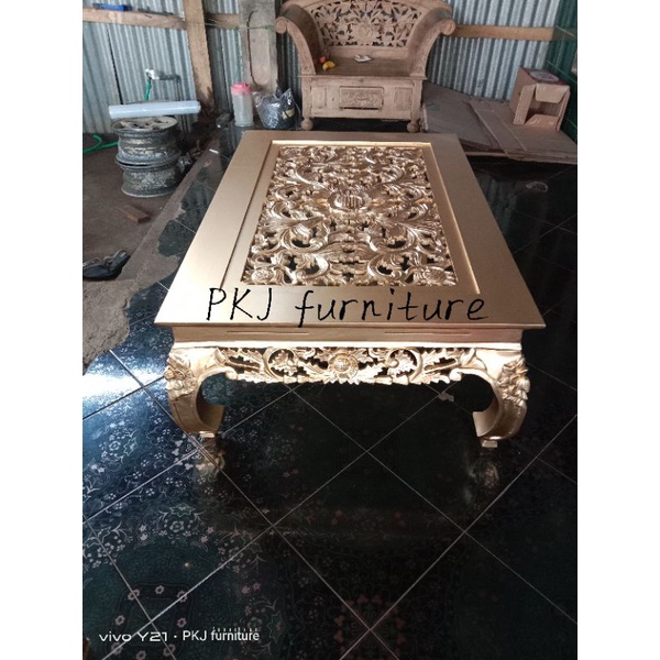 meja ketapang jati / meja tamu Jepara