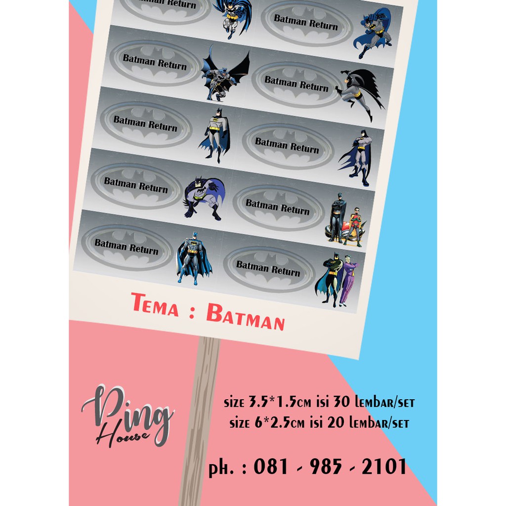 

Cetak Stiker Label Nama Tema by Request