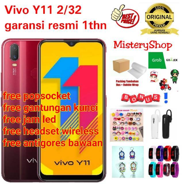 VIVO Y11 2/32 GARANSI RESMI 1TAHUN