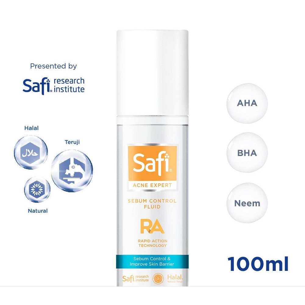 Safi Acne Expert Sebum Control Fluid toner Jerawat 100gr