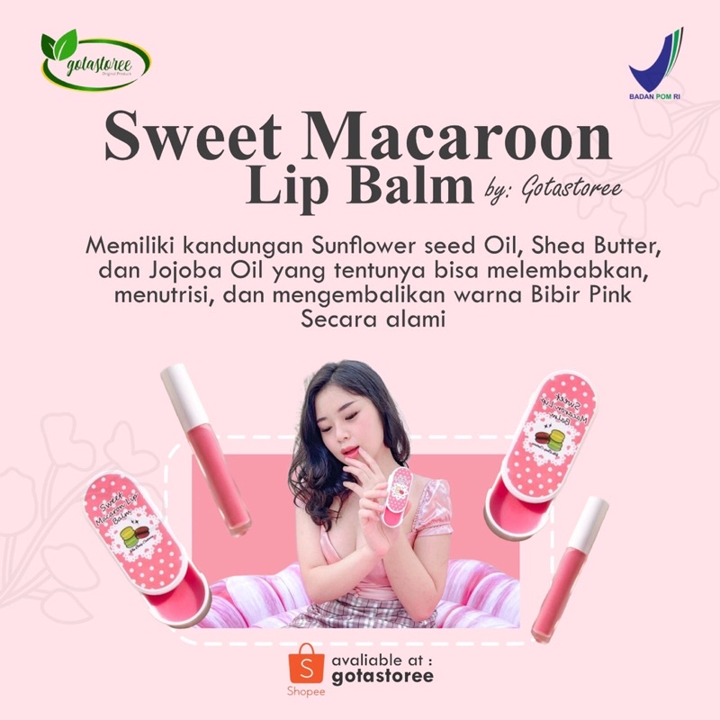 MACAROON LIP BALM | PELEMBAB BIBIR