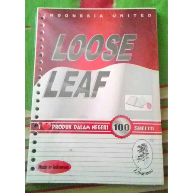 

Kertas A5 loose leaf