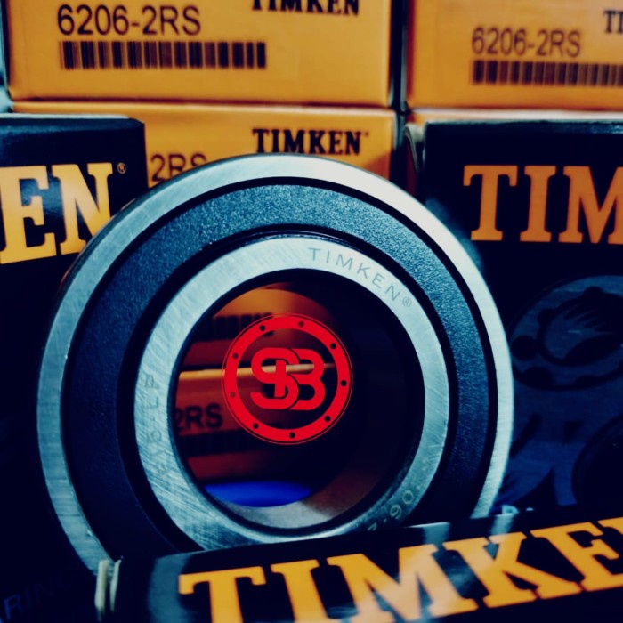 Bearing 6206 2RS / 6206 2RS TIMKEN ORIGINAL