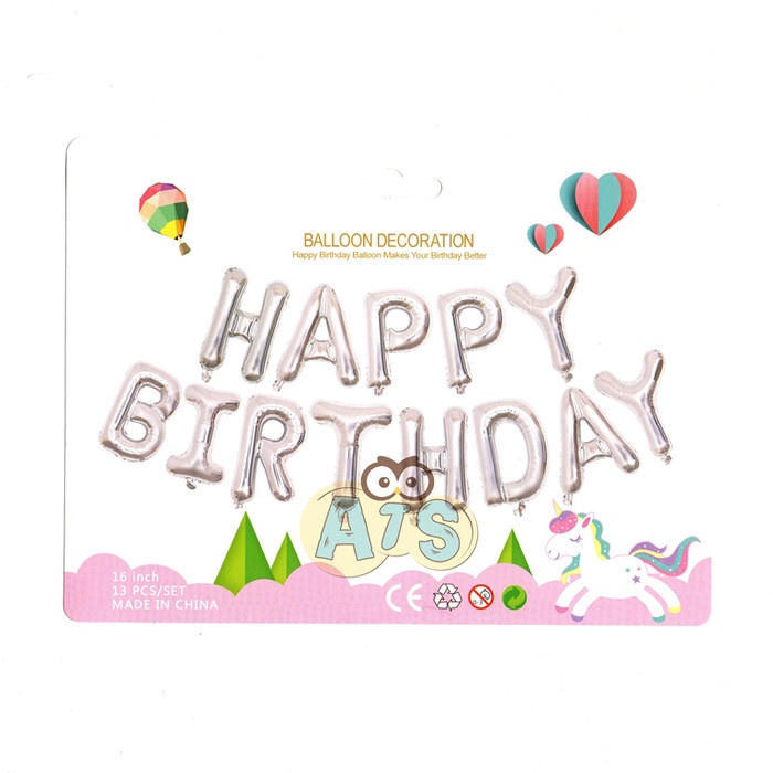 

Balon Decoration Huruf Happy Birthday