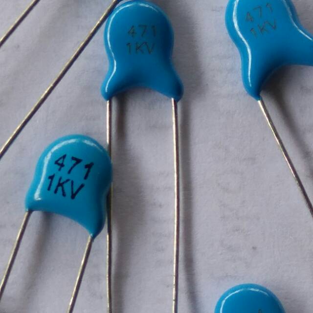 Kapasitor keramik capacitor ceramic high voltage 471 470pf 1kv | Shopee ...