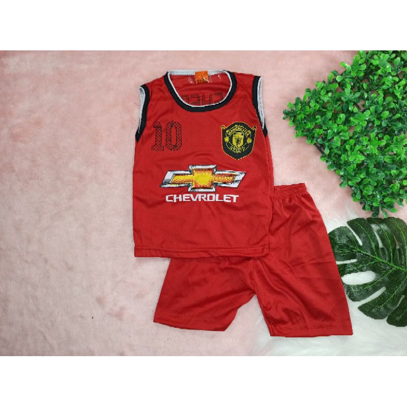 Ss#6001 Setelan Anak Laki-laki Singlet Bola size 6bulan - 4tahun