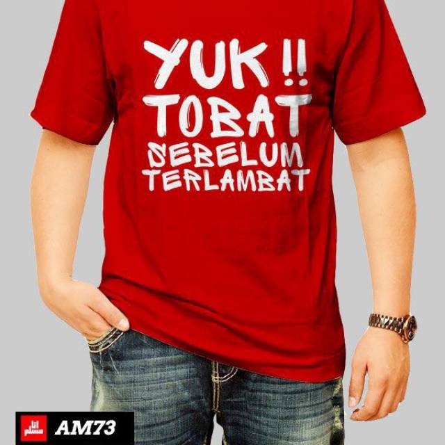 Kaos muslim pria