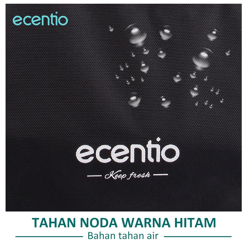 ecentio Lunch Cooler Tote Bag Tas Bekal Box Makanan Besar Alumunium foil Kotak Makan Hot Cool Anak anti air Dr. fresh Cold