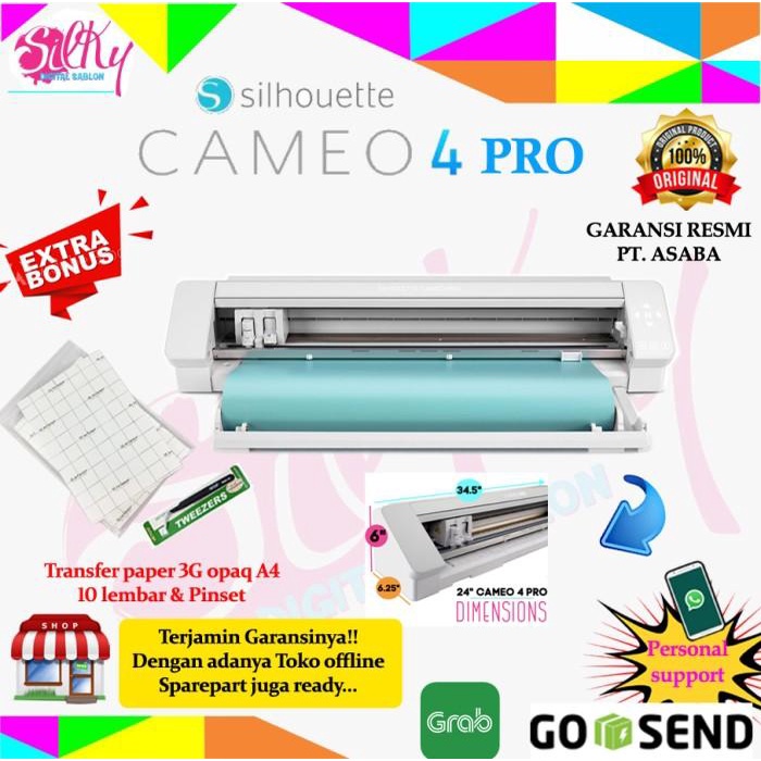 

Pemotong Kertas Mesin Cutting Sticker Silhouette Cameo 4 Pro 60Cm