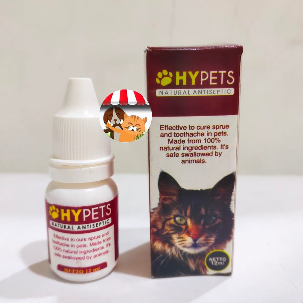 Obat Sariawan Infeksi Gigi Mulut Anjing Hypets Cat Natural Antiseptic