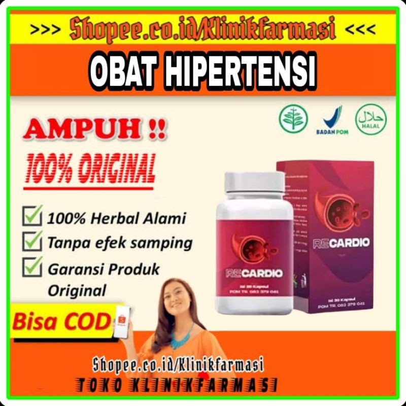 Recardio Asli BPOM-Recardio Original Obat Serangan Jantung Dan Hipertensi