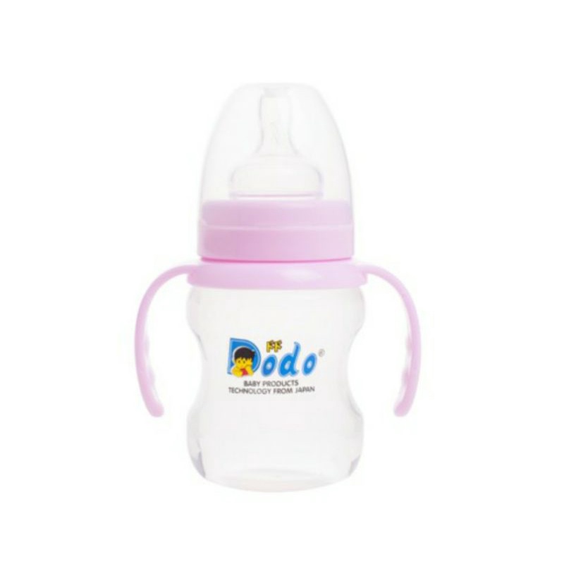 Dodo Botol Susu PP Deluxe With Handle 180ml Botol Susu Bayi Wide Neck BPA Free LSR