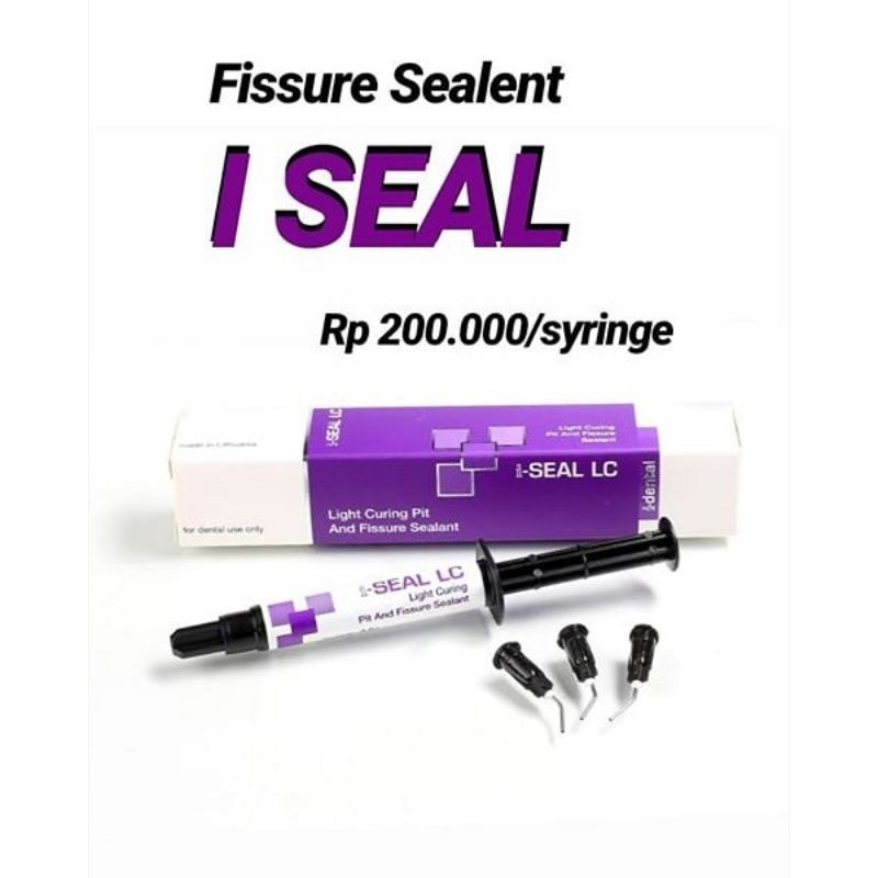 Pit and fissure sealant sealent light cure i-seal