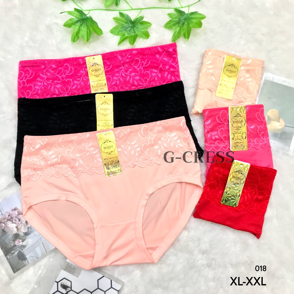 Celana Dalam Cewek/CD Wanita Murah Sepinggang Katun Renda Bunga Lembut Adem Karet Kecil Adem Pakaian