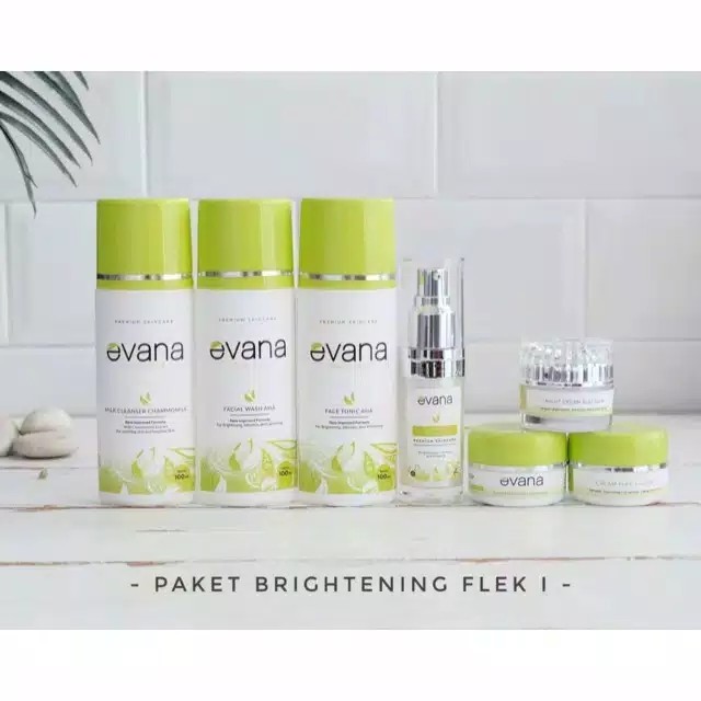PAKET BRIGHTENING FLEK I EVANA BEAUTY CARE BPOM
