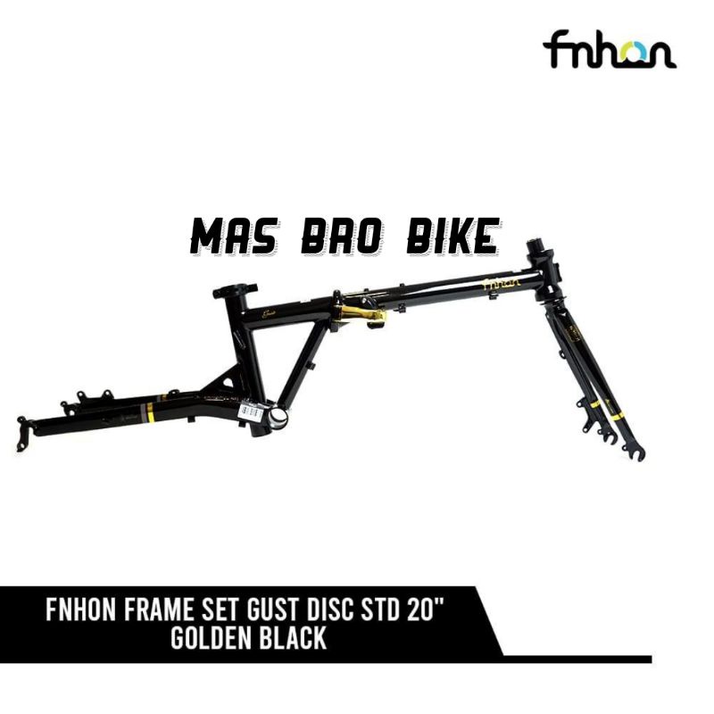 fnhon frame set gust discbrake 20 in std new 2021 frame sepeda lipat