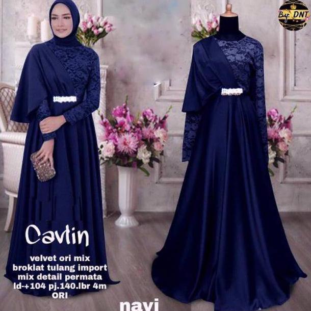[KODE PRODUK FPCLL3387] GAMIS BROKAT CAVLIN // PUSAT KULAKAN BATIK