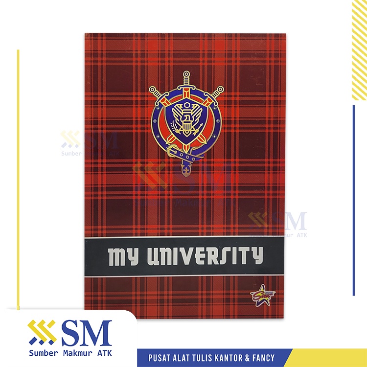 

(PAK) BUKU TULIS SUPER STAR BOXY CAMPUS 50 LEMBAR ISI 10 BUKU
