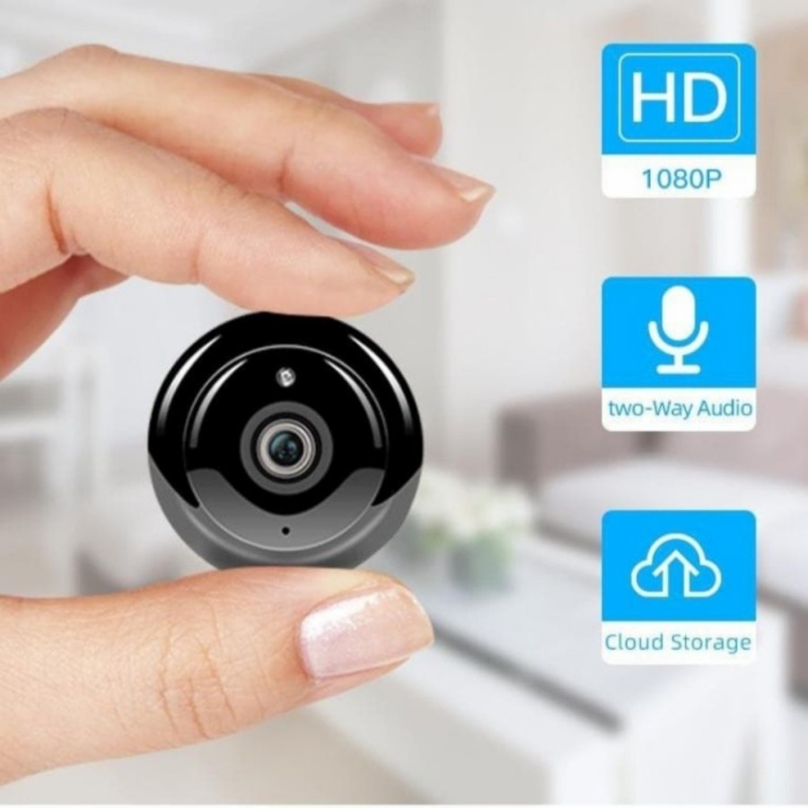 IP Camera CCTV MINI V380 A1 Spy Kamera Mini Full HD Wireless Hidden MURAH MEDAN FSS