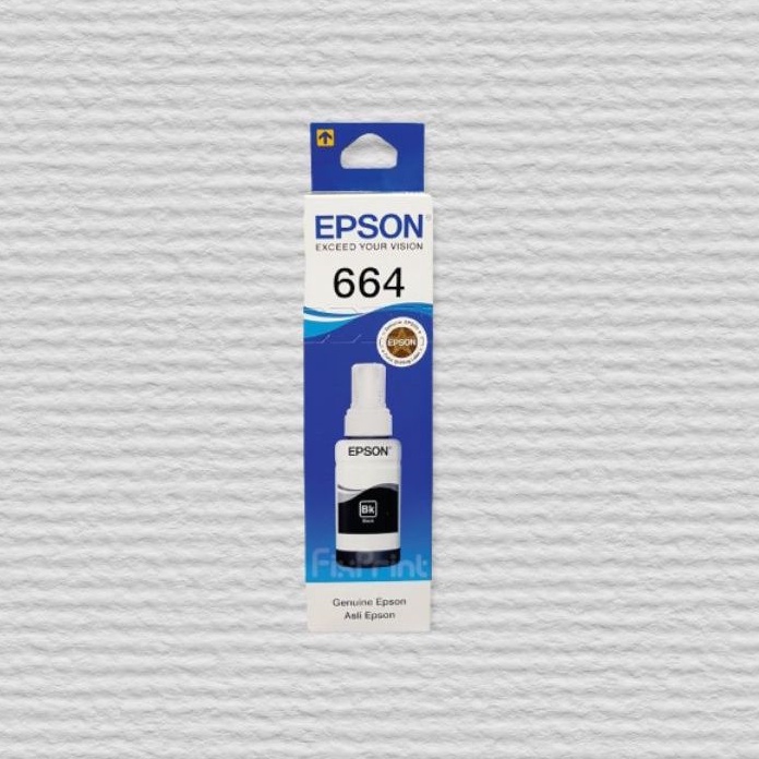 Tinta Epson 664 Black for printer L100 L120 L210 L220 L360 L1300 - Hitam