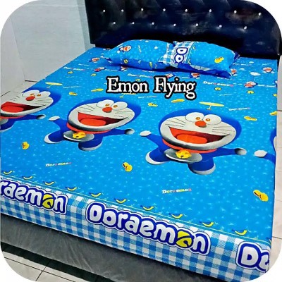 Sprei Doraemon 100 120 160 180 200 100x200 120x200 160x200 180x200 Single Queen King Super Jumbo