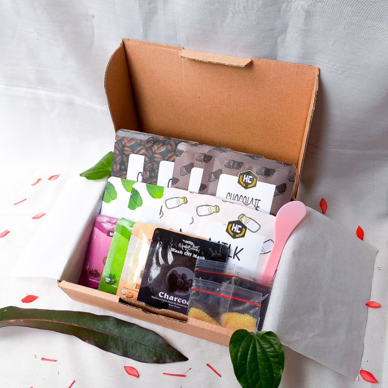 PAKET USAHA RESELLER/ PAKET HEMAT/ PAKET RESELLER PEMULA MASKER ORGANIK, MASKER WAJAH, MASKER BUBUK 