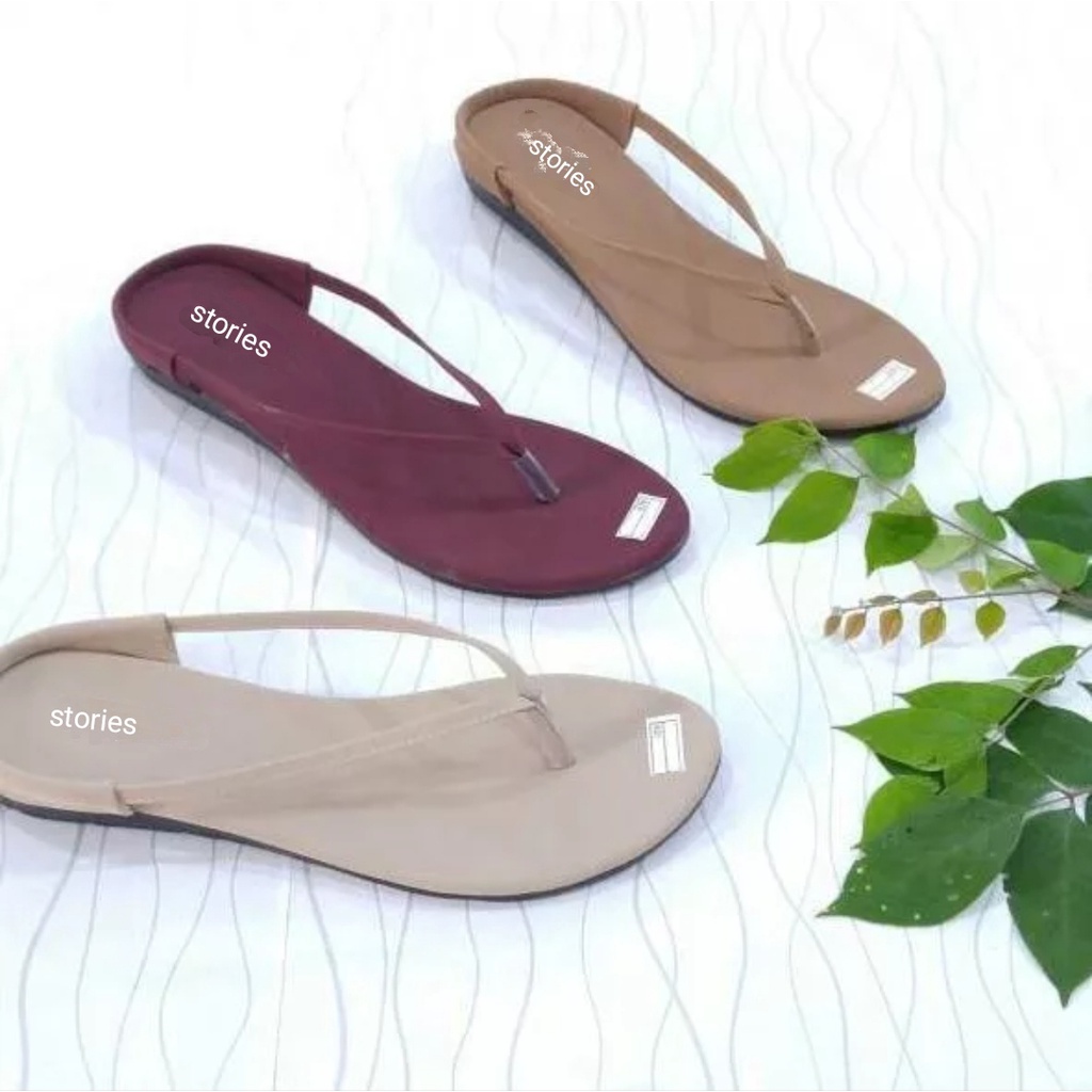 SANDAL FLAT WANITA KEKNIAN / SANDAL TERBARU 2022 / DS 03