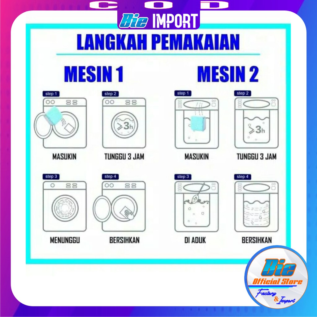 Pembersih Mesin Cuci Impor