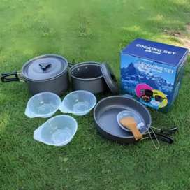 Cooking set Ds 300 - alat masak gunung praktis - cooking set camping - alat masak set - cooking set outdoor - alat masak outdoor