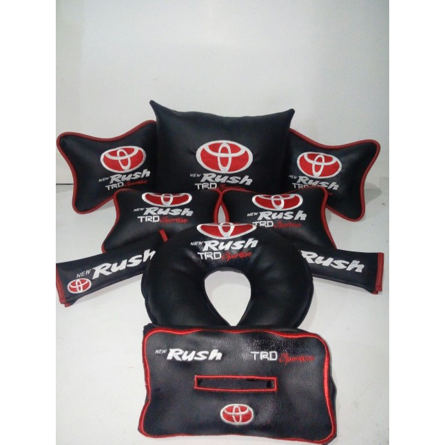 Bantal mobil New Rush aksesoris interior bantal mobil headrest mobil