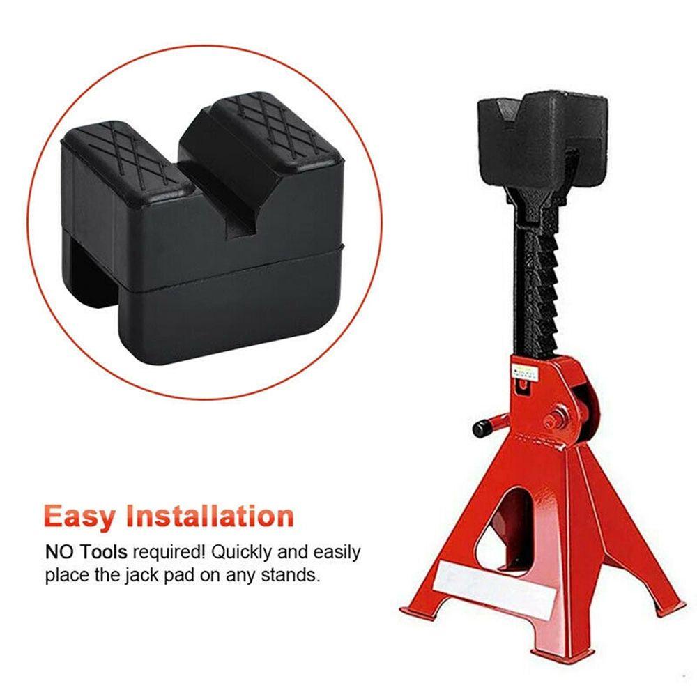 Bantalan Karet Nanas Rubber Jack Pad Dengan Slot Jacking Tool Jack Stand