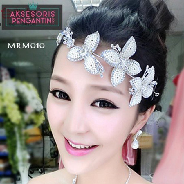 [SIAP KIRIM] AKSESORIS WEDDING HEADPIECE PENGANTIN WANITA BRIDAL BUNGA MRM010